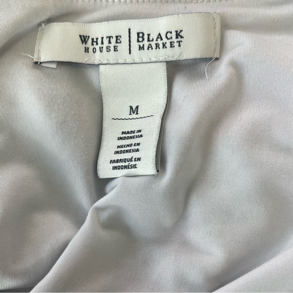 White House Black Market Floral Tiered Spaghetti Strap Tank Top M - Picture 3 of 4